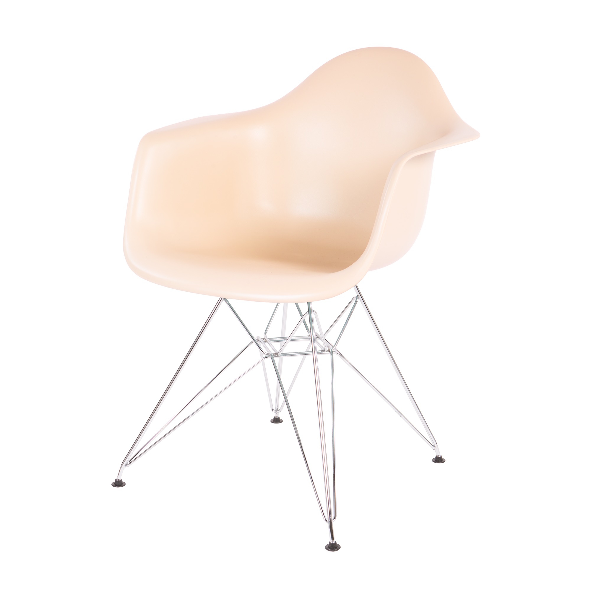 Charles Eames style, Eetkamerstoel DAR mat PP baby roze