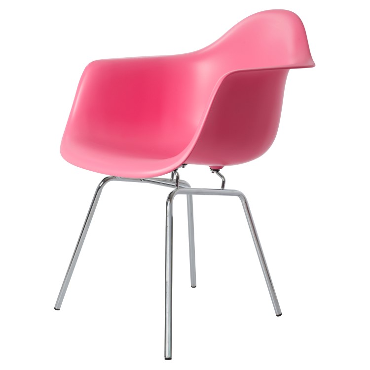 Charles Eames style, Eetkamerstoel DAX PP roze