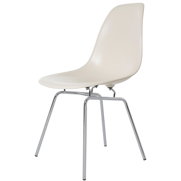 Charles Eames style, Eetkamerstoel DSX ABS creme