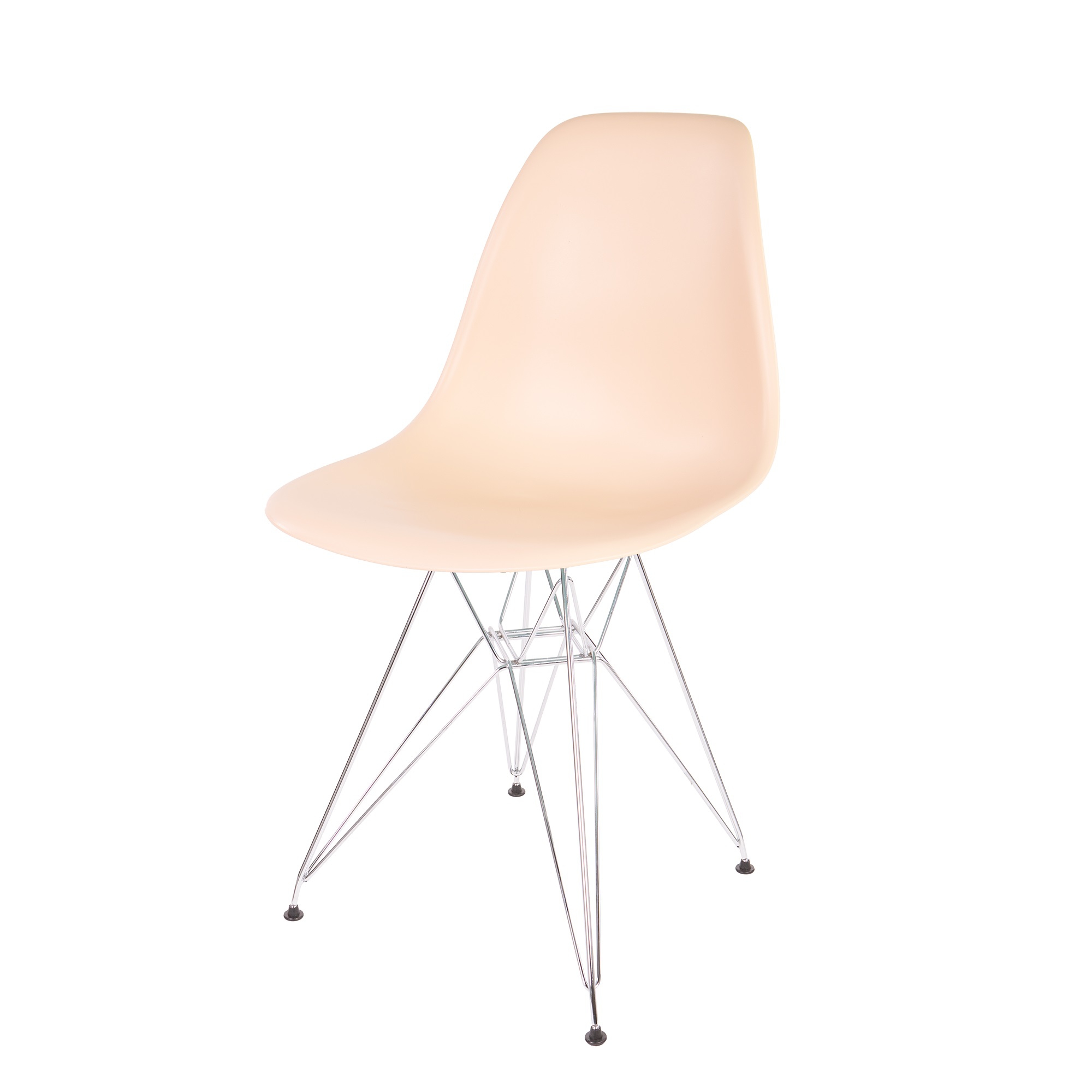 Charles Eames style, Eetkamerstoel DSR mat PP baby roze
